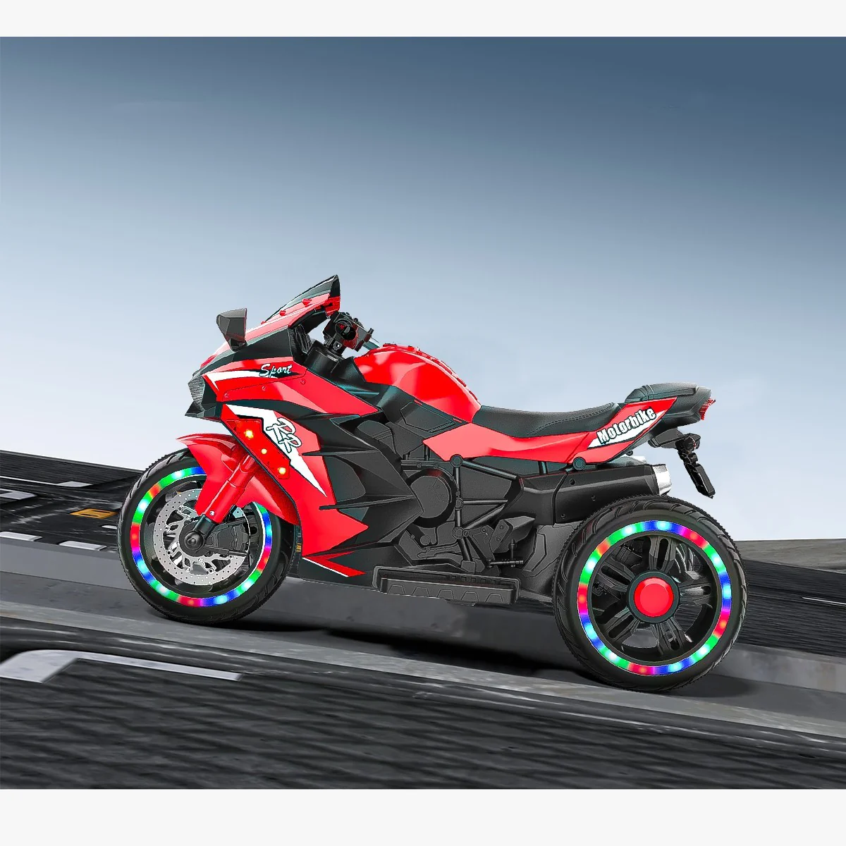 12V Electric Ride-On Motorcycle for Kids with 3 Wheels and 110lbs Capacity - Image 2