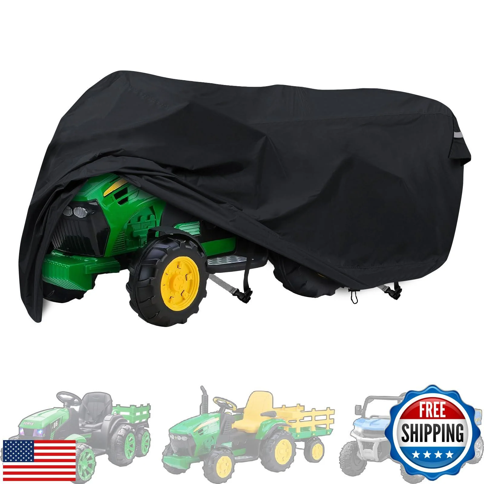 Kids Ride-On Tractor and Toy Car Cover with Power Wheels Protection