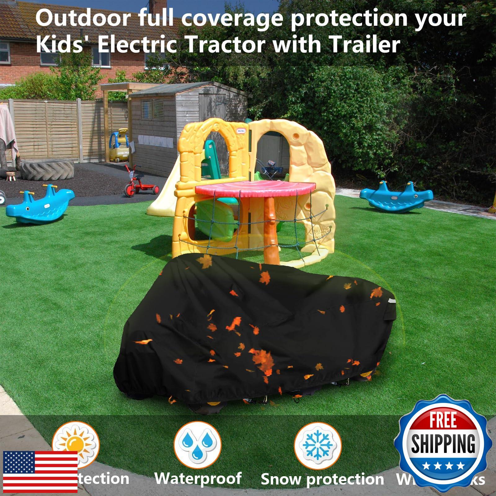 Kids Ride-On Tractor and Toy Car Cover with Power Wheels Protection - Image 4