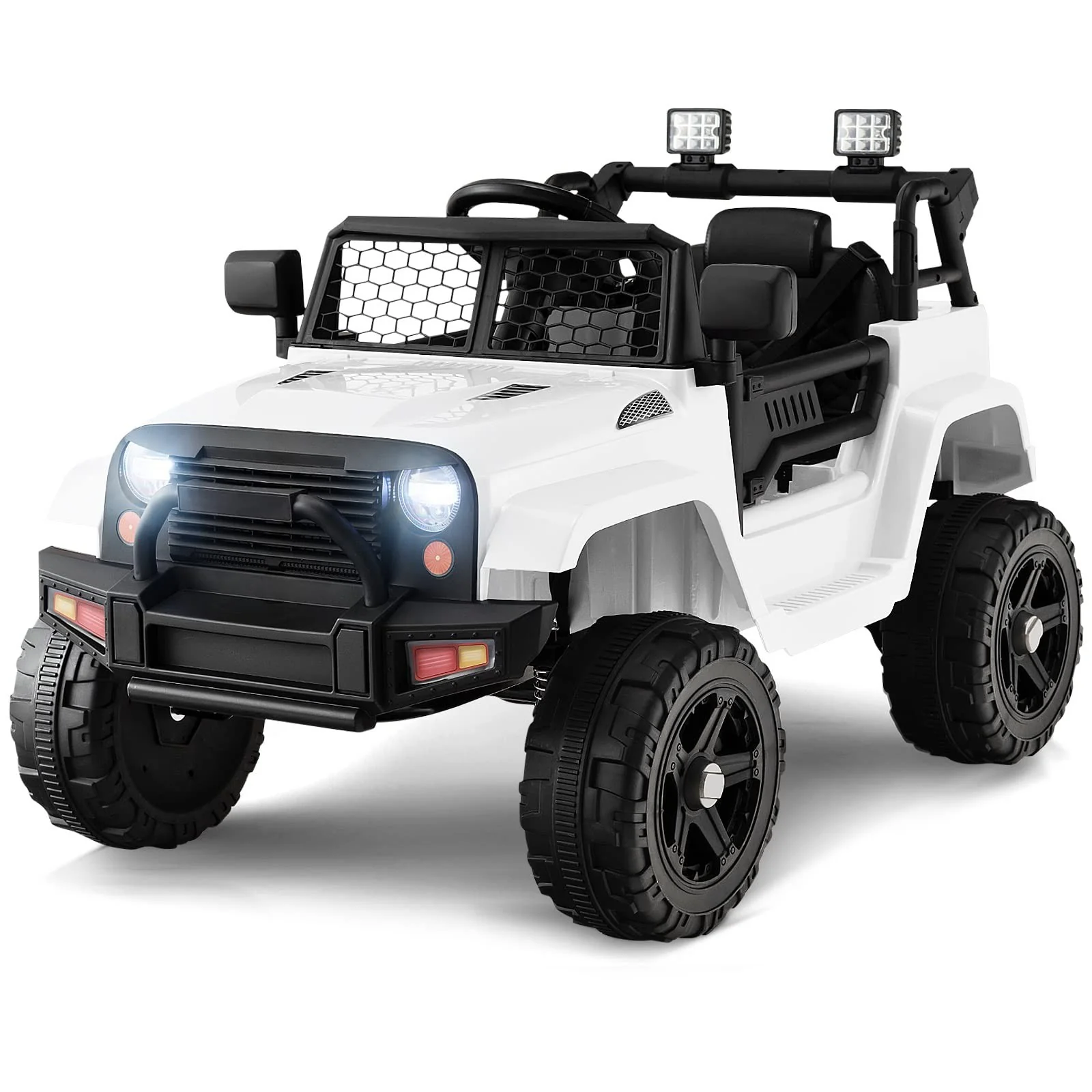 12V Kids Electric Ride-On Jeep Truck with Remote Control for Toddlers