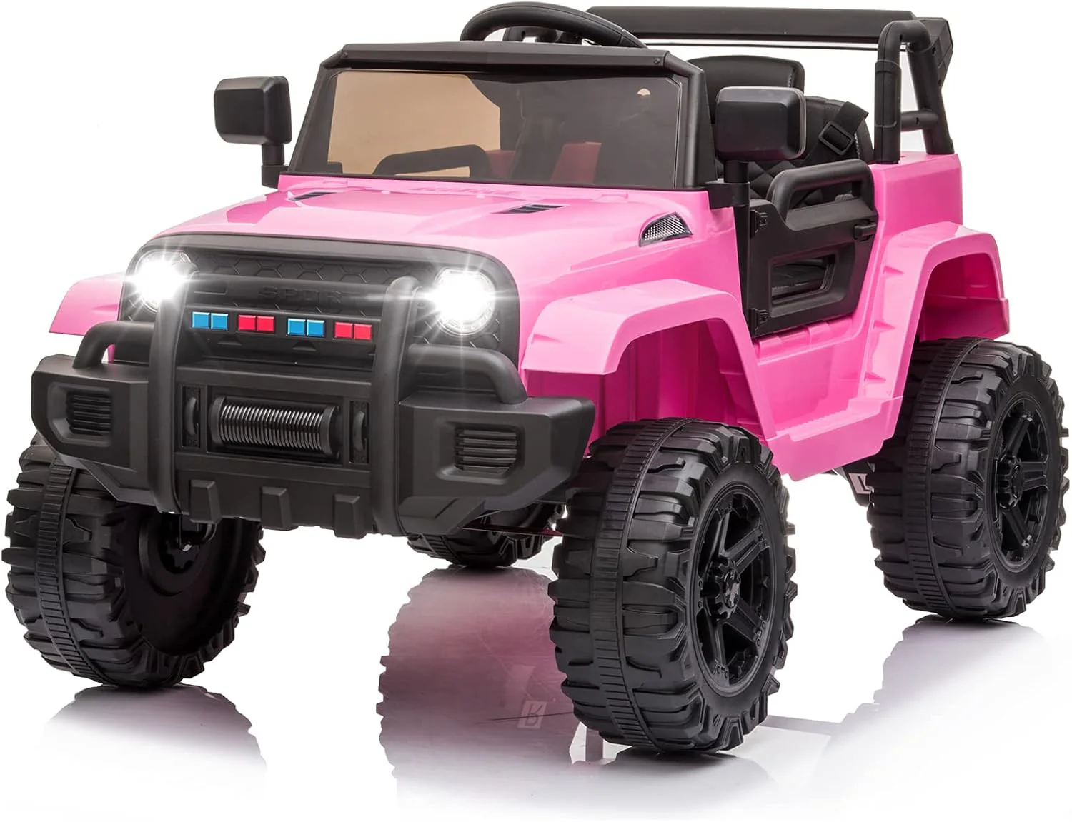 12V Kids Electric Ride-On Truck with 2.4G Remote Control - Image 10