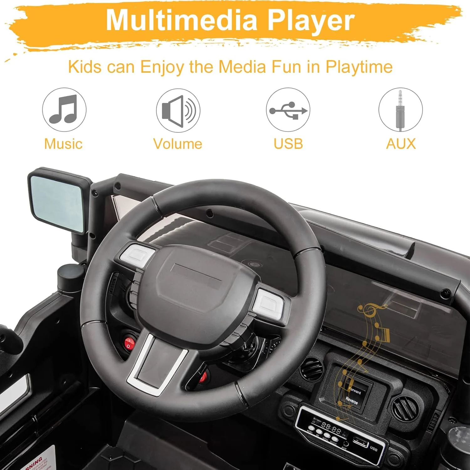 Kids Electric Ride-On Truck with 2.4G Remote Control and 12V Battery - Image 6