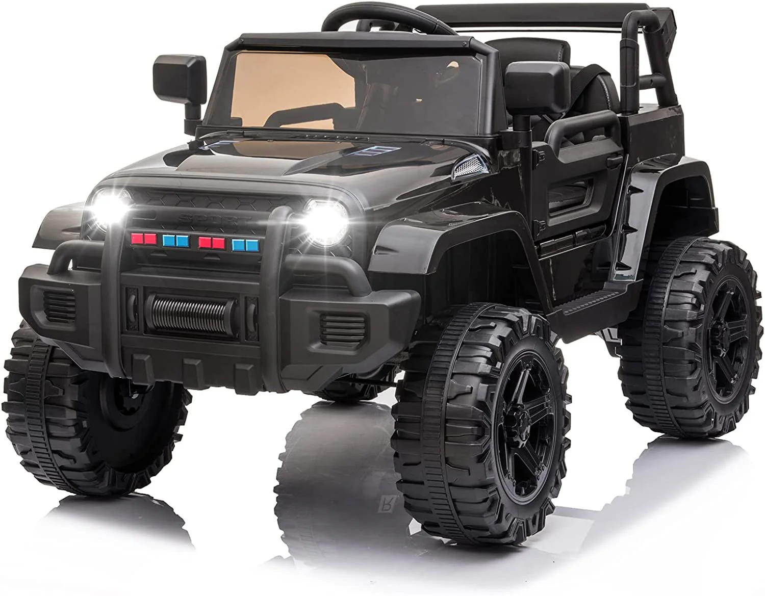 12V Battery Powered Kids Electric Ride-On Truck with 2.4G Remote Control - Image 10