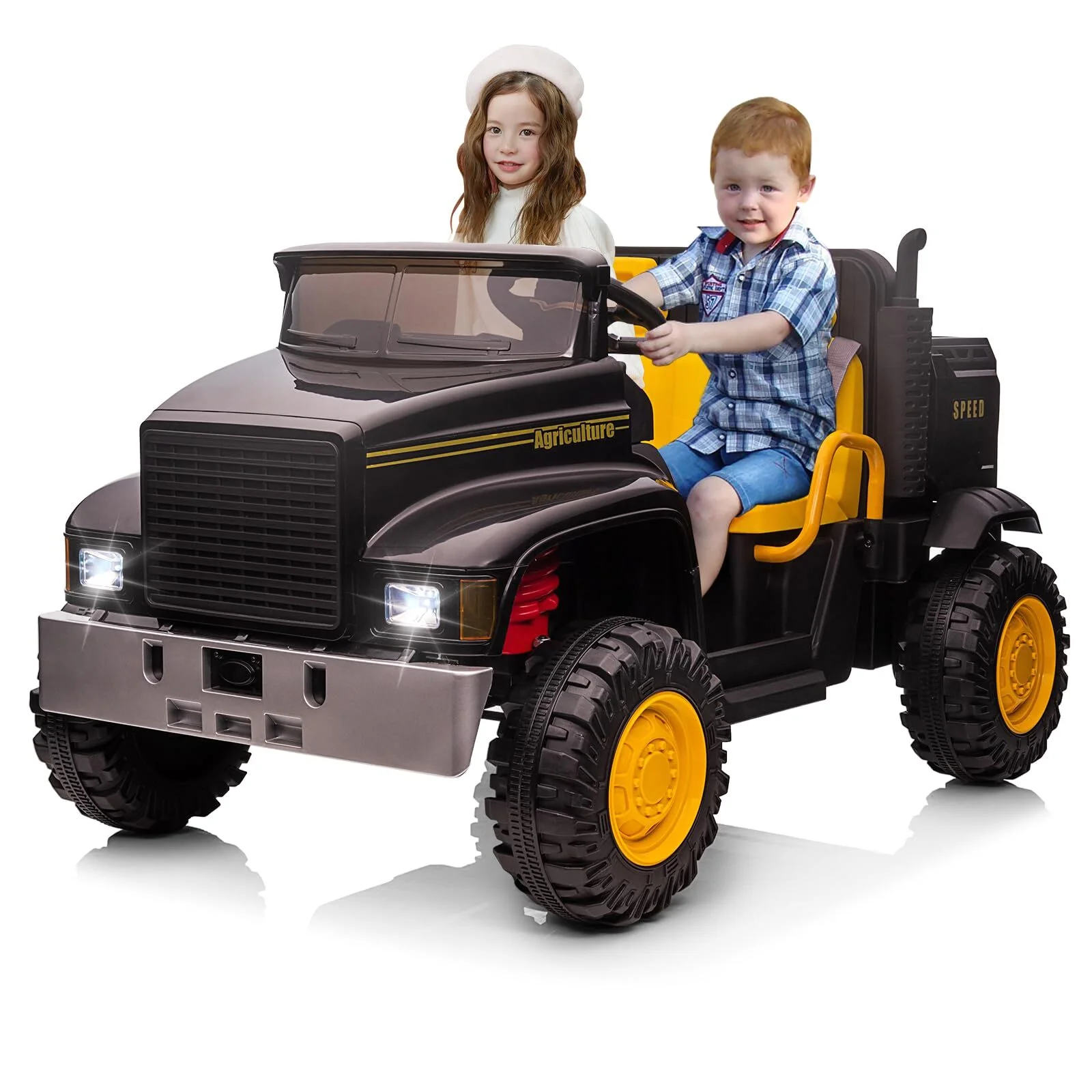 24V Kids Ride-On Electric Truck with Remote Control and Dump Bed - Image 27