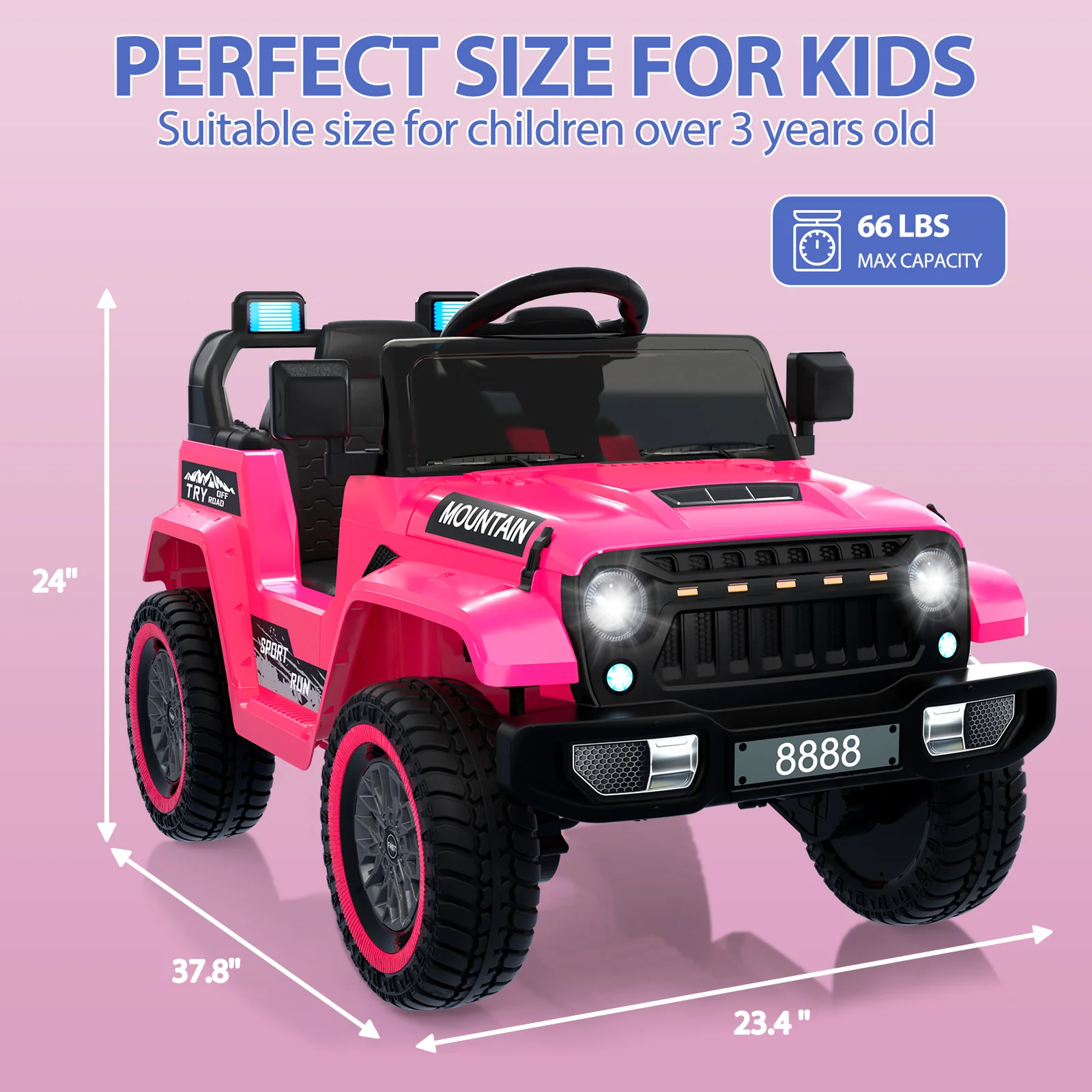12V 70W Electric Ride-On Truck Car for Kids with Remote Control - Image 9