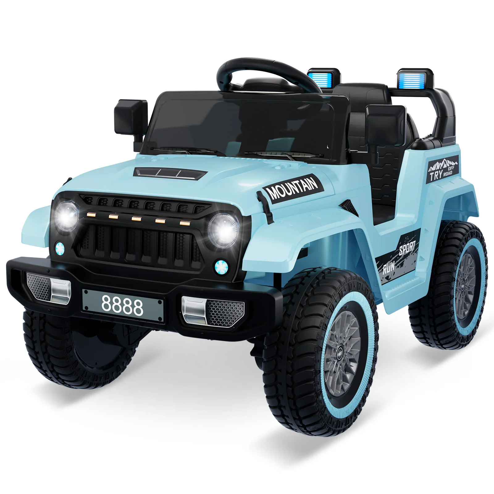 12V Battery-Powered Kids Ride-On Electric Truck Car with Remote Control Toy - Image 10