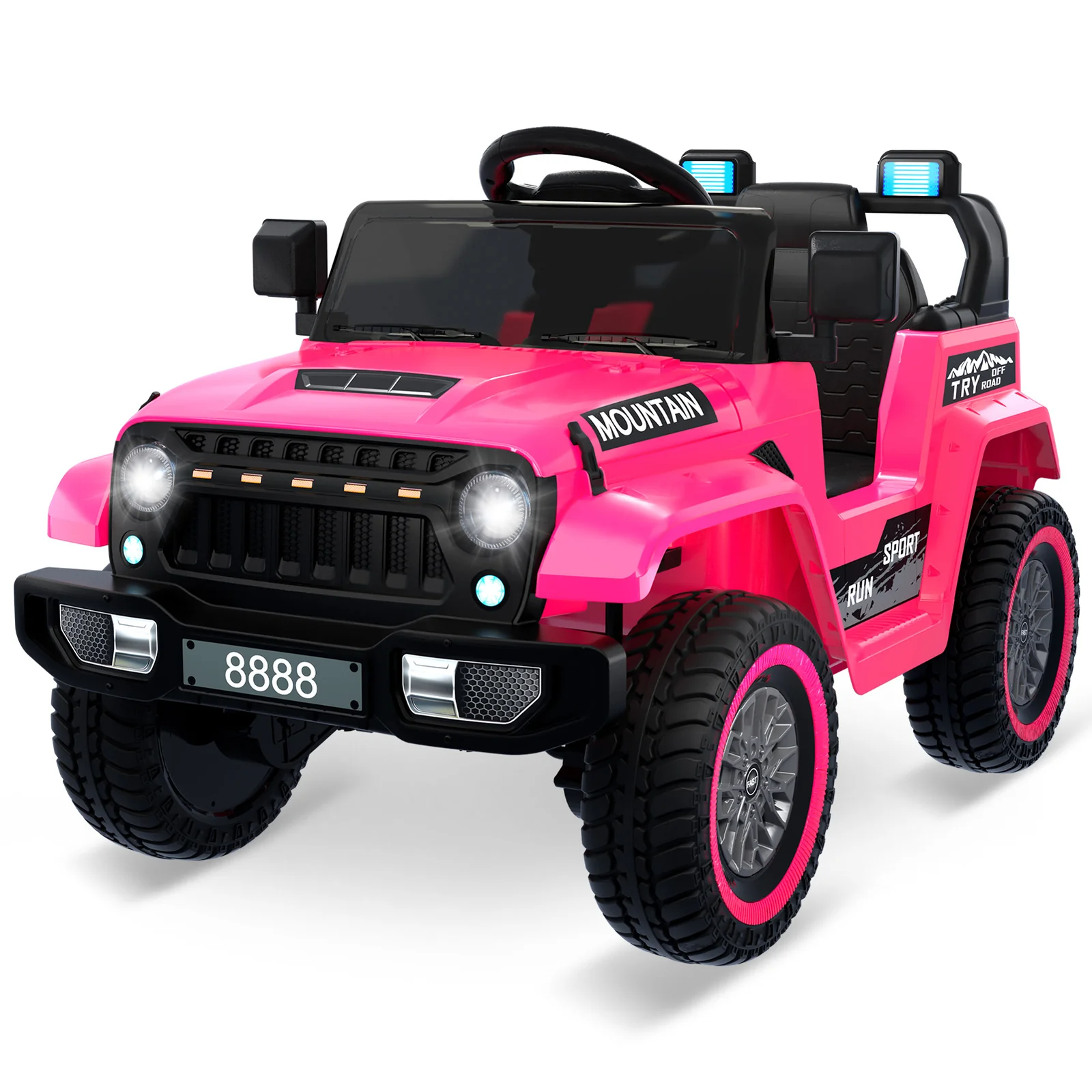 12V Battery-Powered Kids Ride-On Electric Truck Car with Remote Control Toy - Image 9