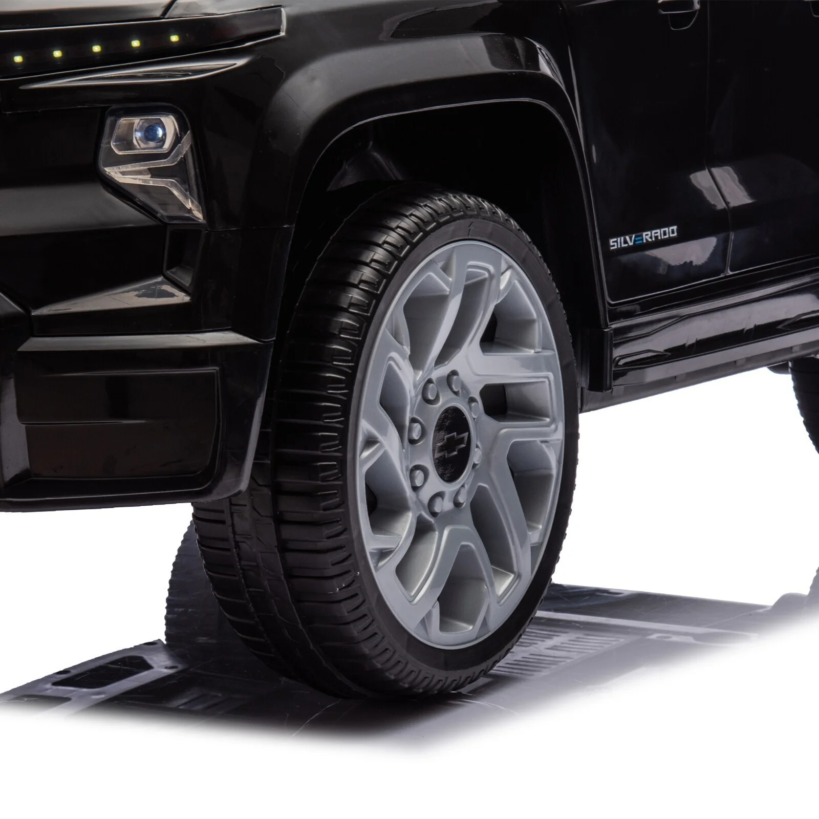 Electric Ride-On Chevrolet Silverado Truck Toy with Remote Control for Kids - Image 23