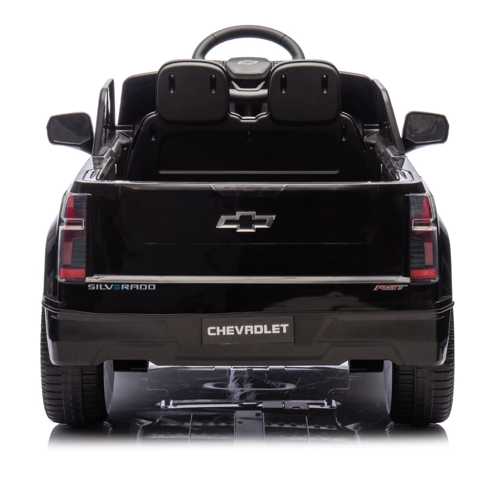 Electric Ride-On Chevrolet Silverado Truck Toy with Remote Control for Kids - Image 26