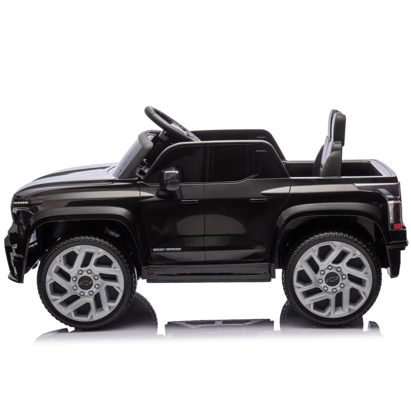 Electric Ride-On Chevrolet Silverado Truck for Kids with Remote Control - Image 17