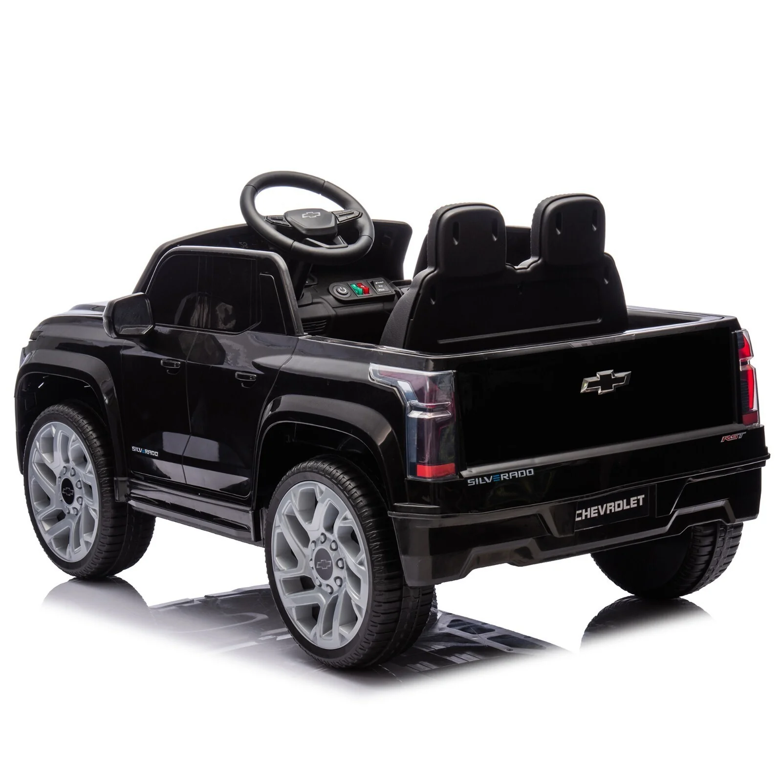 Electric Ride-On Chevrolet Silverado Truck for Kids with Remote Control - Image 25