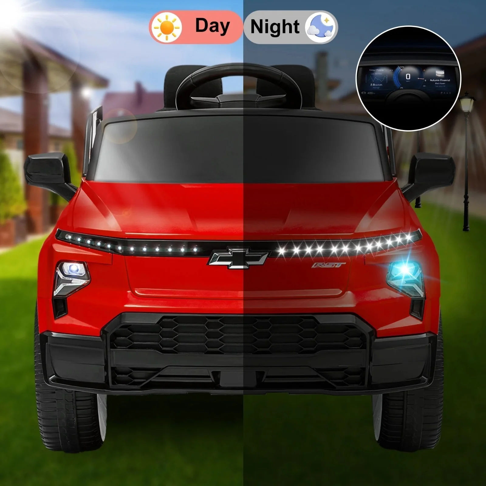 Electric Ride-On Chevrolet Silverado Truck for Kids with Remote Control - Image 27
