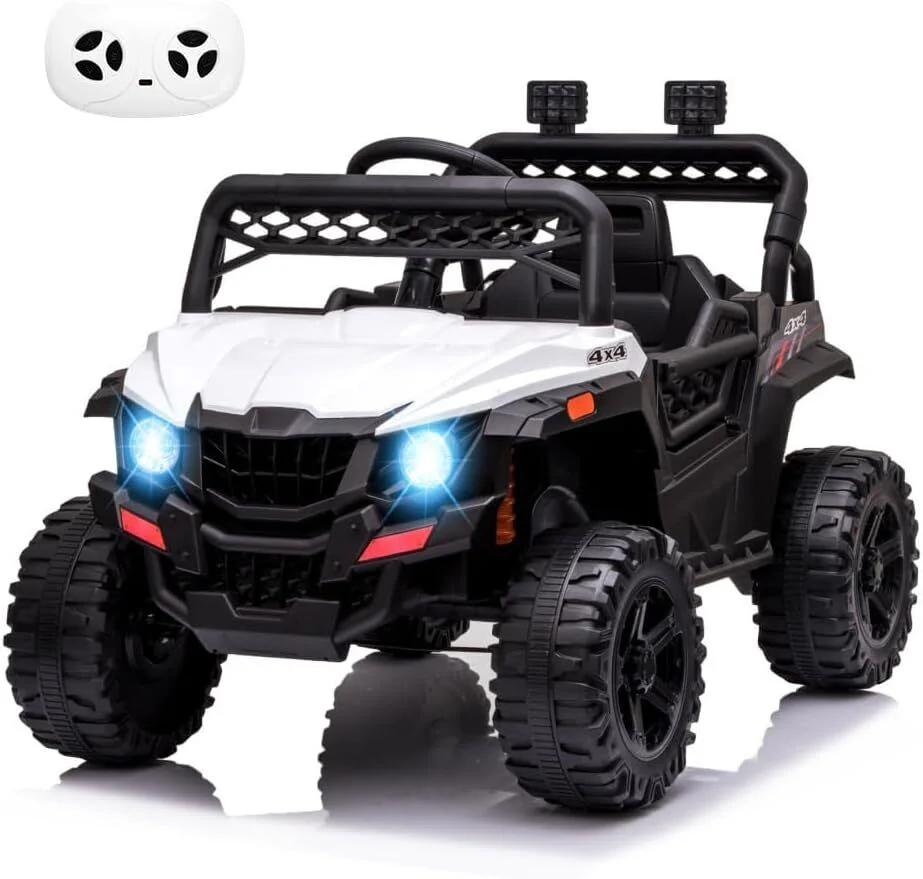 12V Kids Ride-On UTV Truck with Remote Control and 390W Dual Motors - Image 20