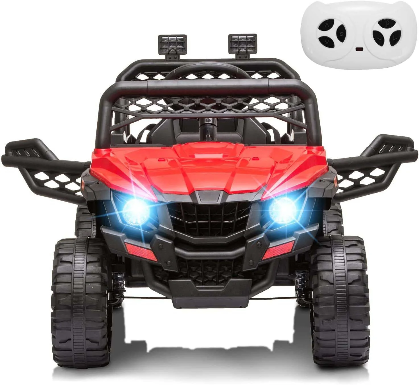 12V Kids Ride-On UTV Truck with Remote Control and 390W Dual Motors - Image 27