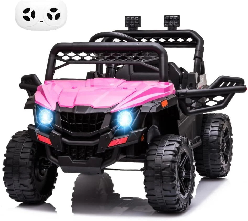 12V Kids Ride-On UTV Truck with Remote Control and 390W Dual Motors - Image 8