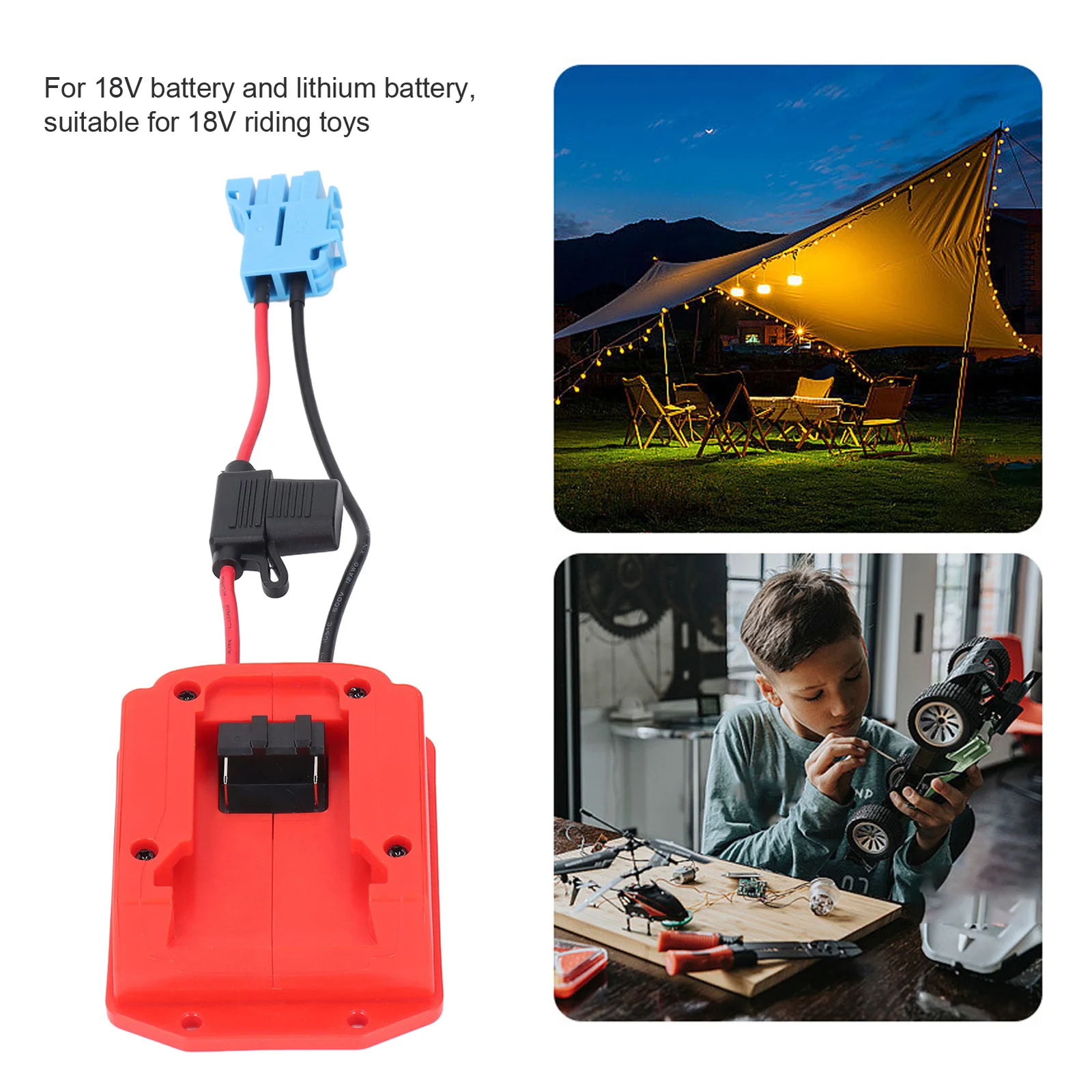 18V Battery Adapter Converter for Toddler Ride-On Kids Riding Toys - Image 6