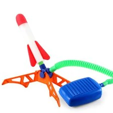Kids Rocket Launcher with Step Pump Powered Air Stomp for Outdoor Family Games - Image 3