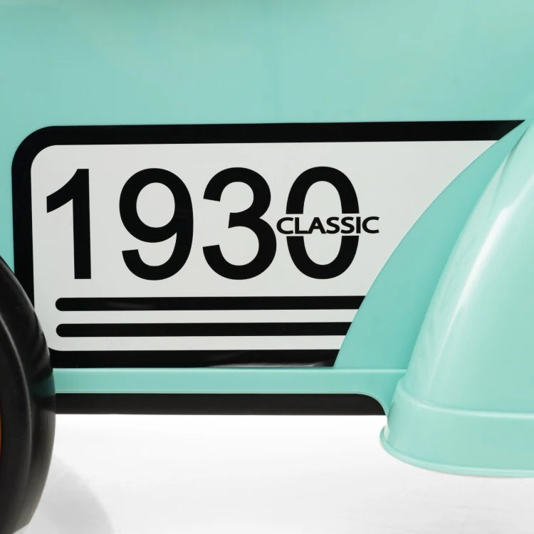 Kids Sit-to-Stand Ride-On Vehicle with Working Steering Wheel and Under-Seat Storage Green - Image 15