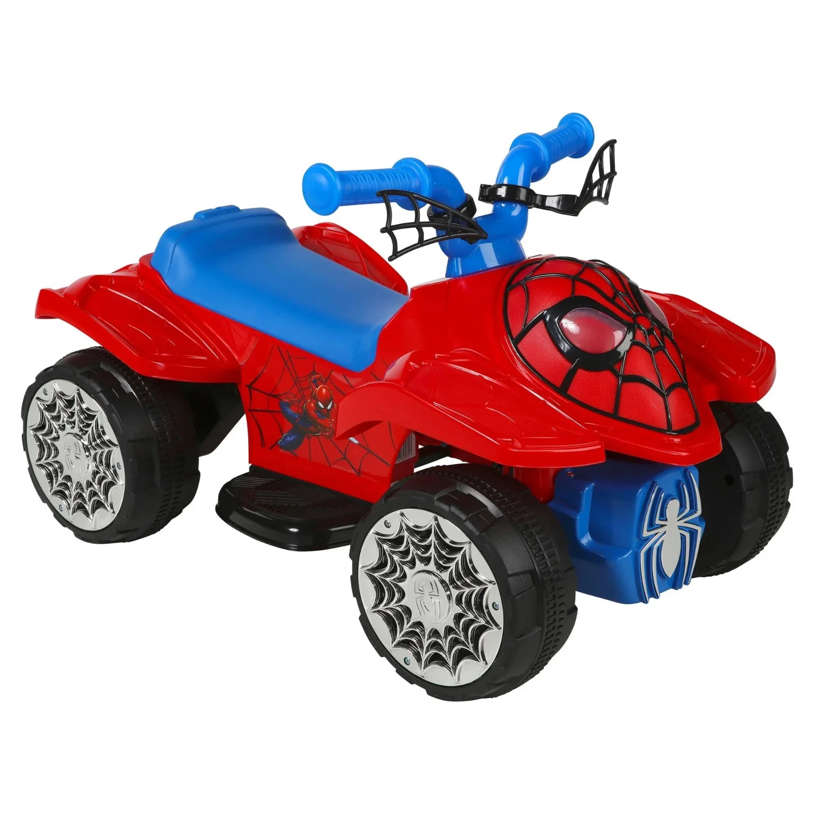 Battery-Powered Spider-Man Kids Quad with Authentic Superhero Graphics, Ages 18 Months+ - Image 9