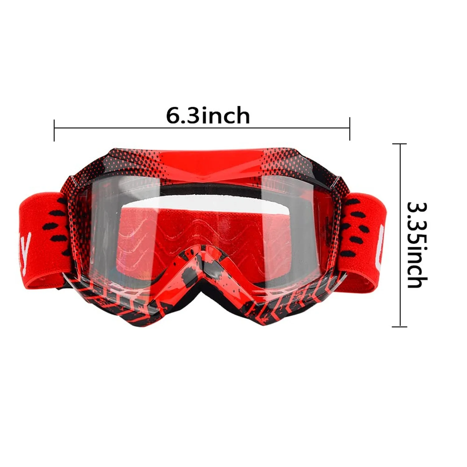 Kids & Teens Multi-Sport Riding Goggles for ATV, Motorcycle, Ski & Snowboard with Anti-Fog Lens - Image 4