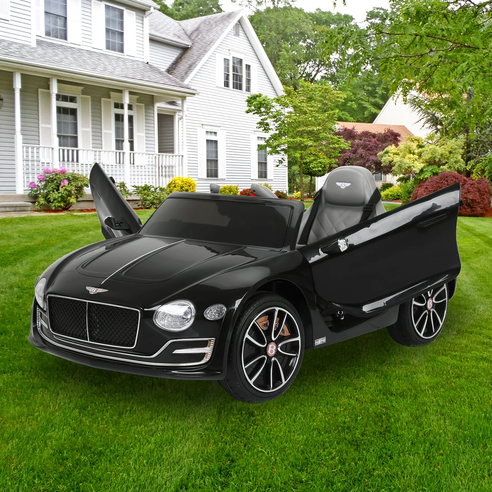 Licensed Bentley EXP 12V Electric Ride-On Toy Car with Remote Control for Toddlers - Image 12