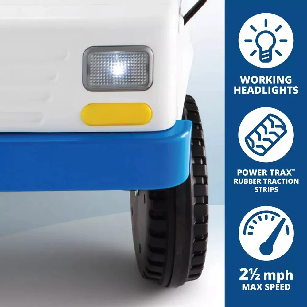 6V Battery-Powered Kids Mailman Truck with Working Horn for Ages 3+ - Image 4