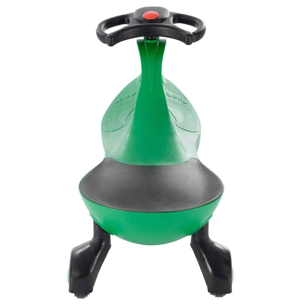 Zigzag Ride-On Car Toy for Kids 3 Years and Up Battery-Free Green - Image 5