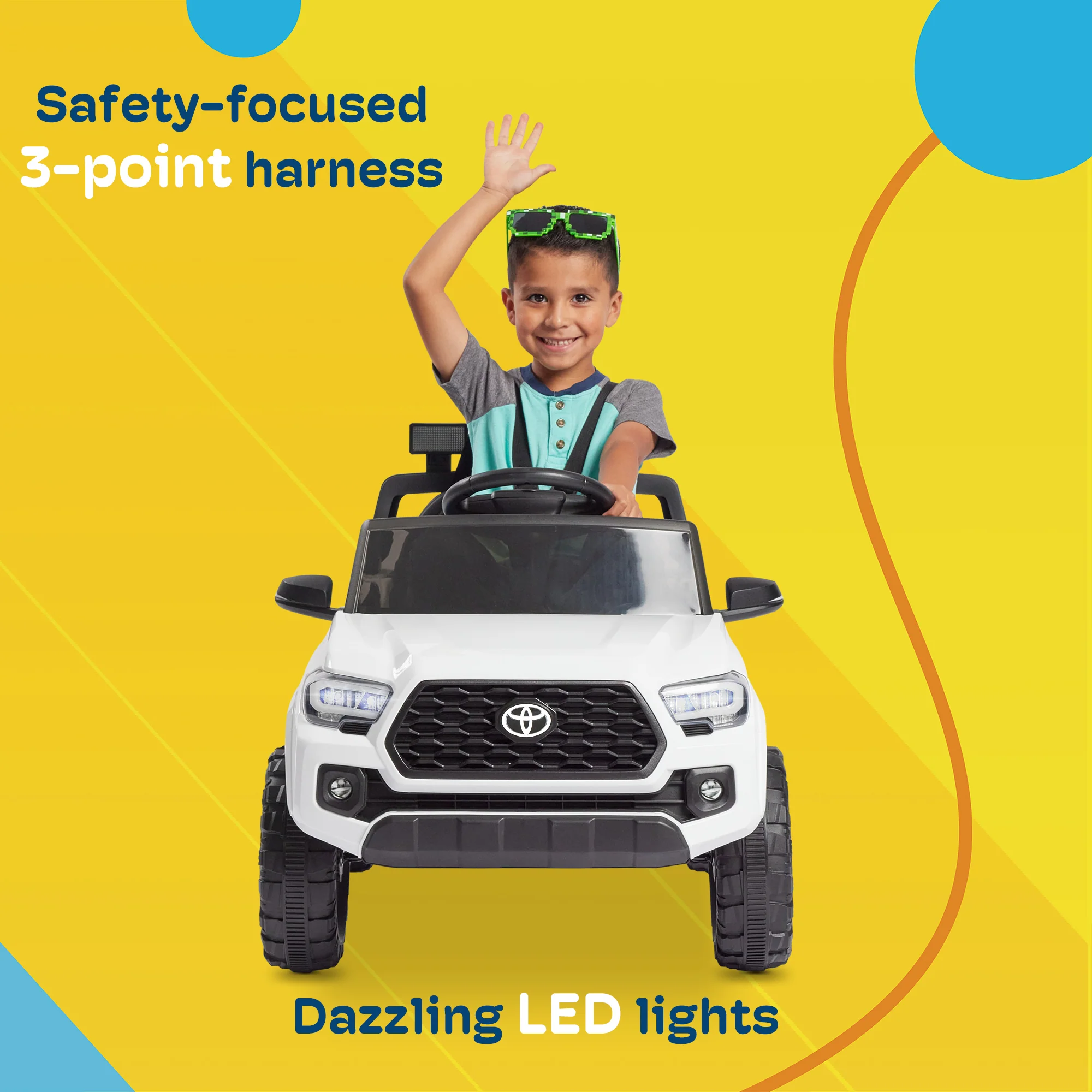 Kidzone 12V Ride-On Truck - Battery Powered Car for Kids in 7 Vibrant Colors - Image 9