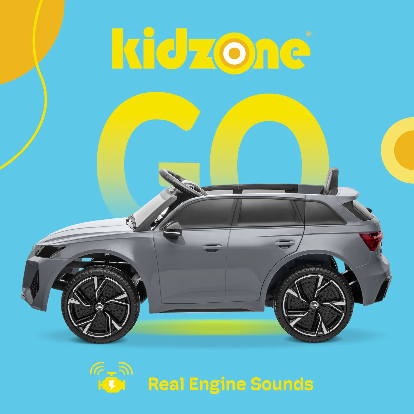 Kidzone Kids 12V Ride On Car - Choose from 7 Vibrant Colors! - Image 3
