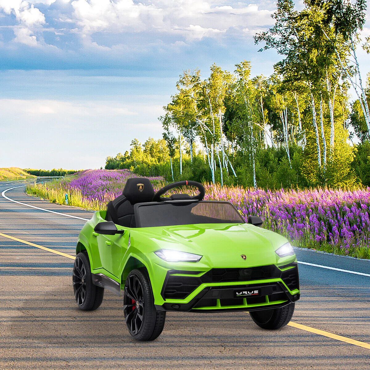 Kimbosmart 12V Lamborghini Licensed Electric Ride-On Car with Remote Control for Kids - Perfect Gift for Young Drivers - Image 12