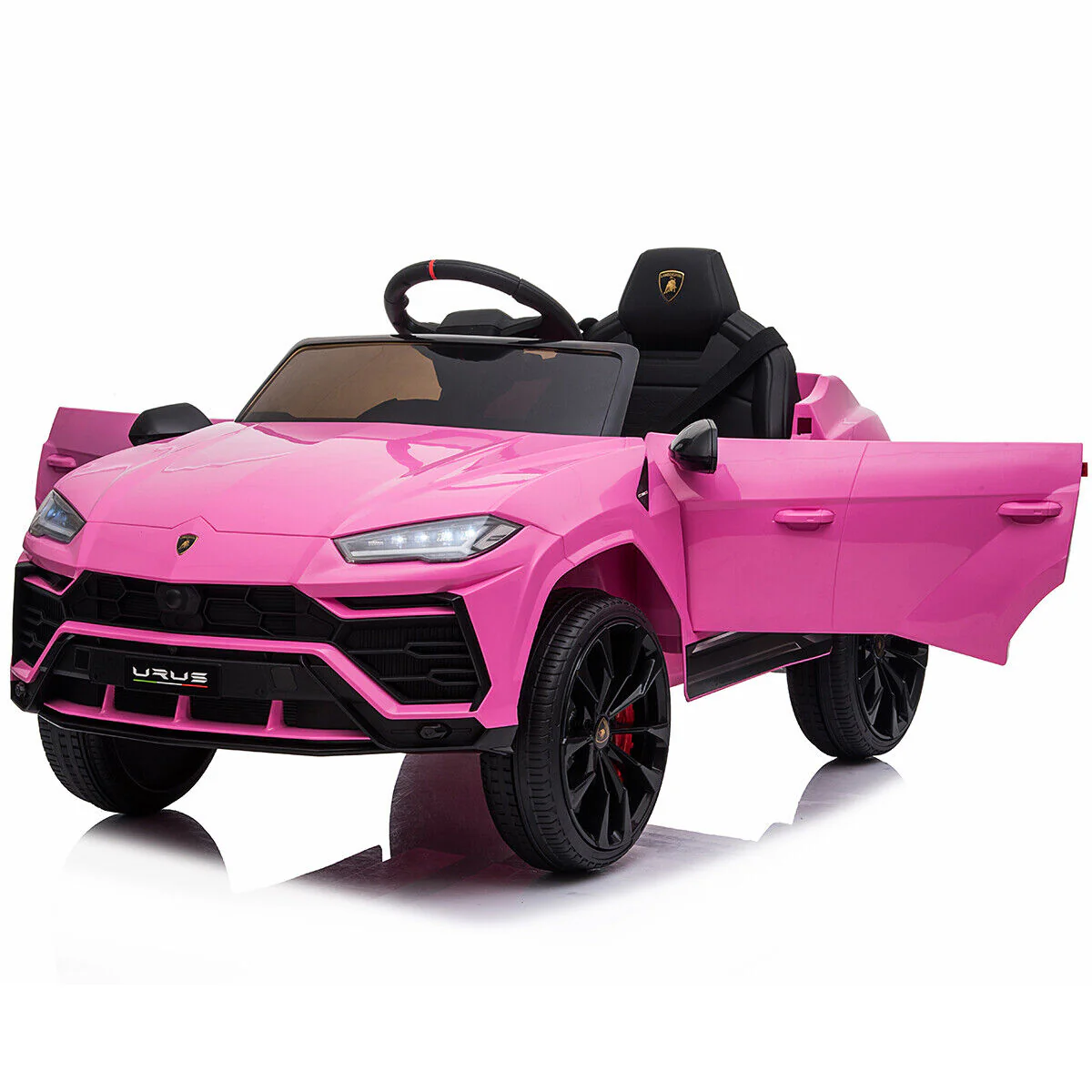 Kimbosmart 12V Licensed Lamborghini Urus Ride On Car with Remote Control and MP3 Player for Kids - Image 2