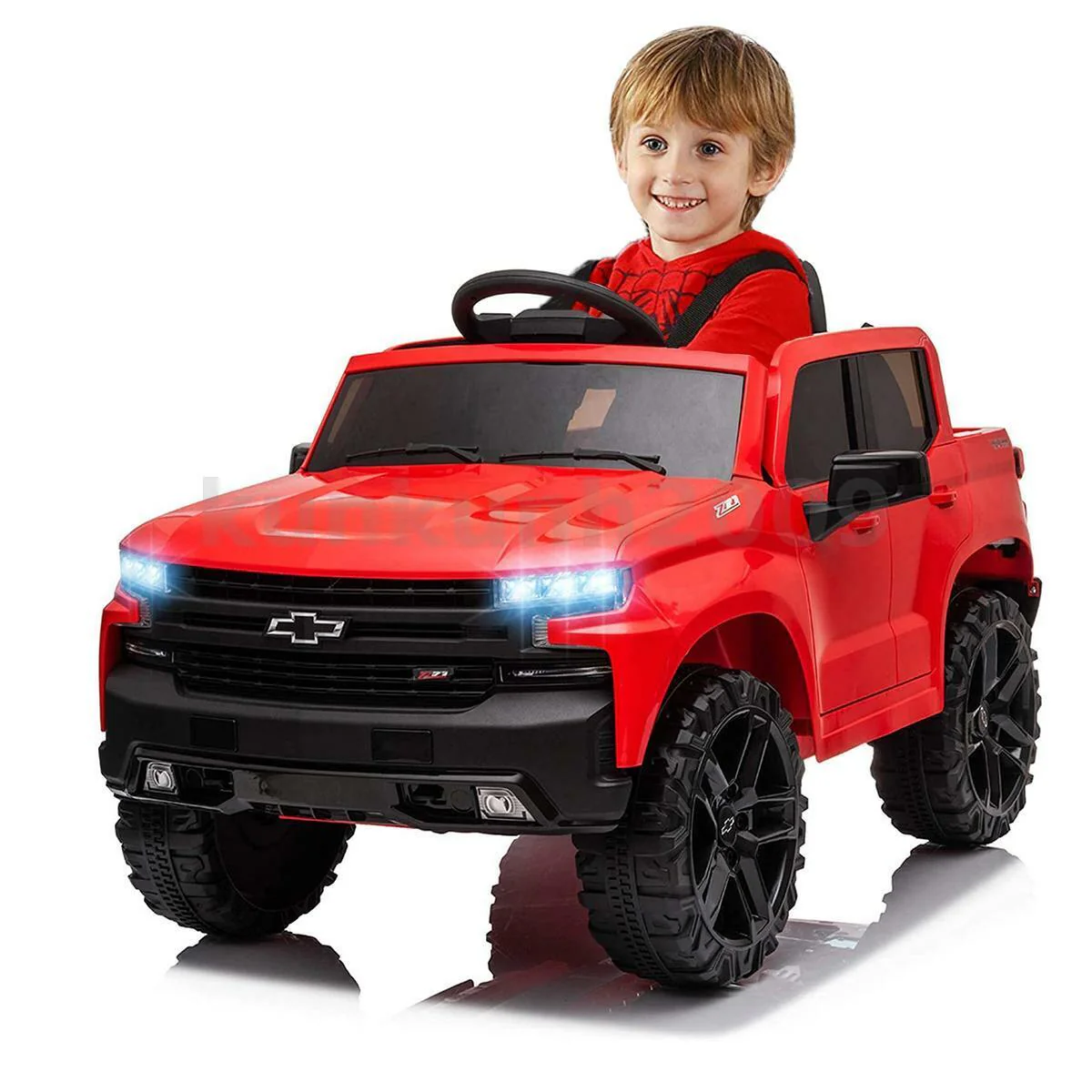 Kimbosmart Chevrolet Silverado 12V Ride On Car with Remote Control for Kids - Image 17