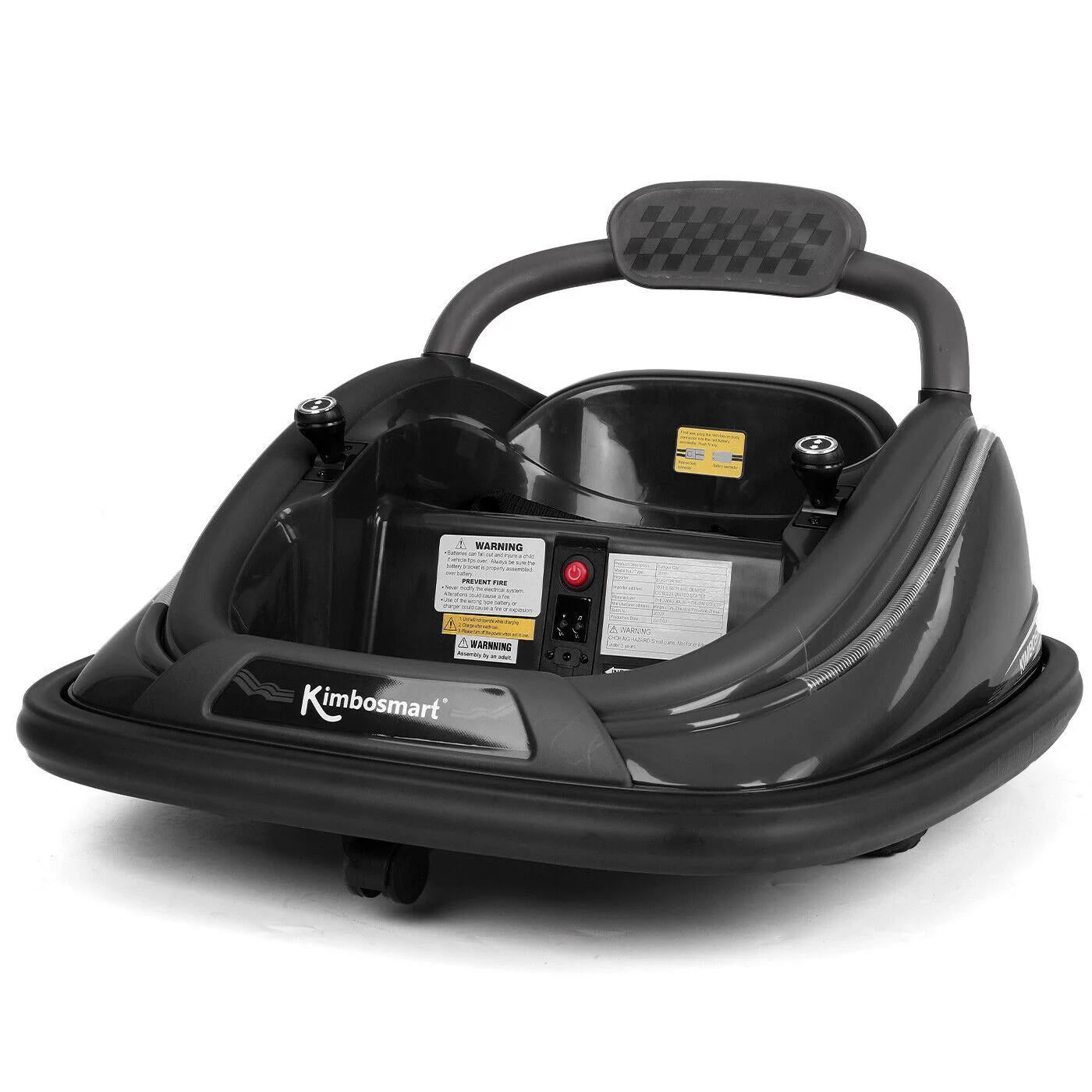 Kimbosmart DIY Electric Bumper Car for Kids with Remote Control - 6V Ride On Toy - Image 3