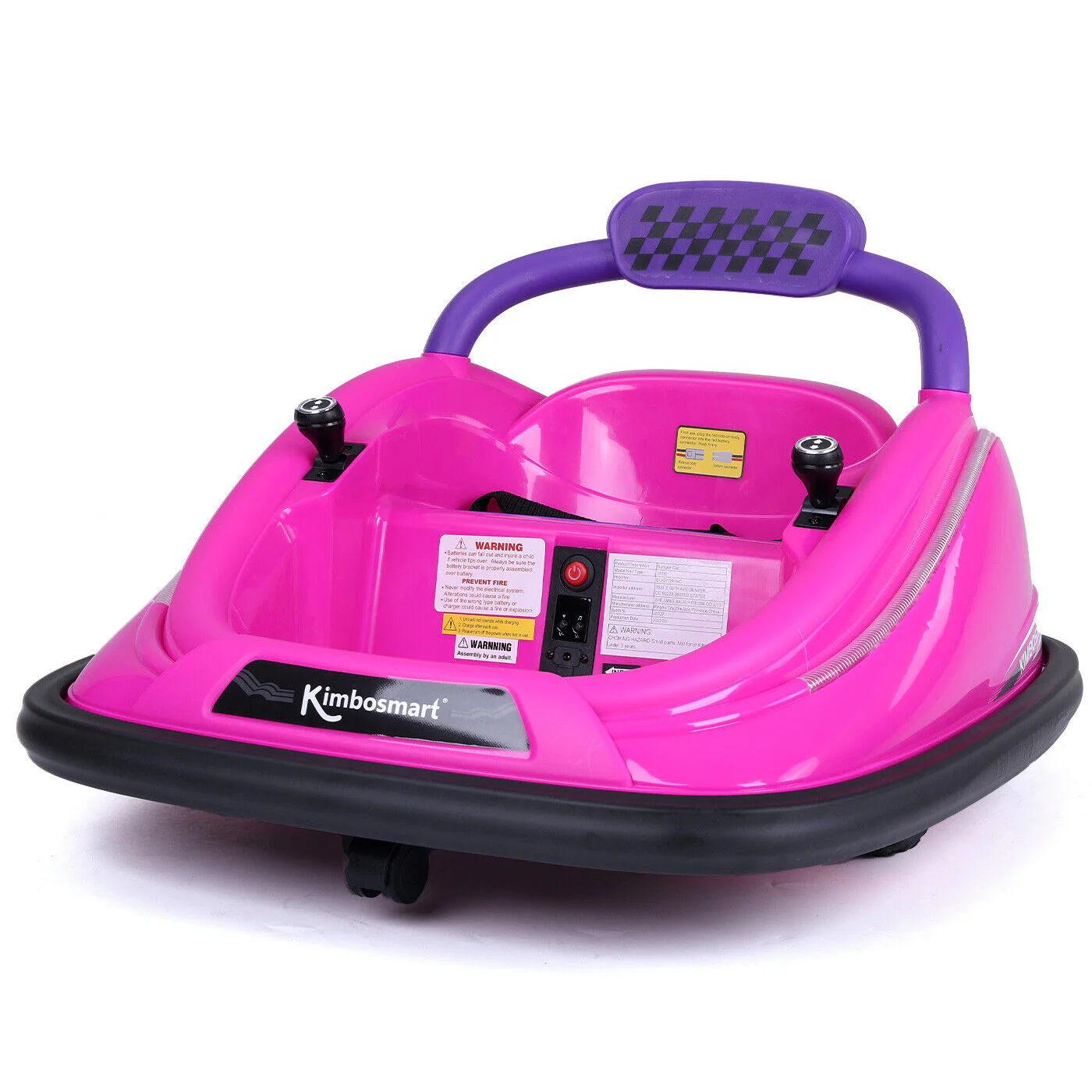 Kimbosmart DIY Electric Bumper Car for Kids with Remote Control - 6V Ride On Toy - Image 4