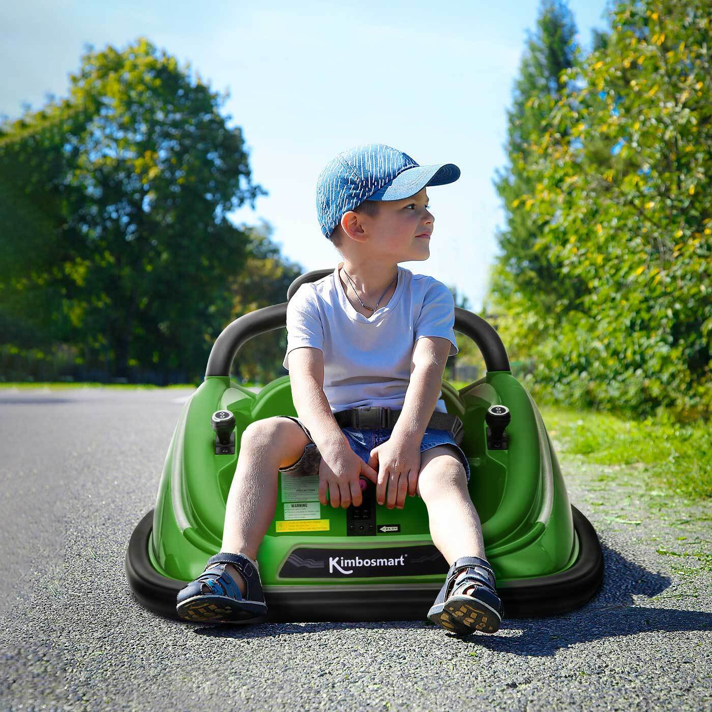 Kimbosmart Electric Bumper Car for Kids - Remote Controlled 360° Spin Ride-On - Image 11