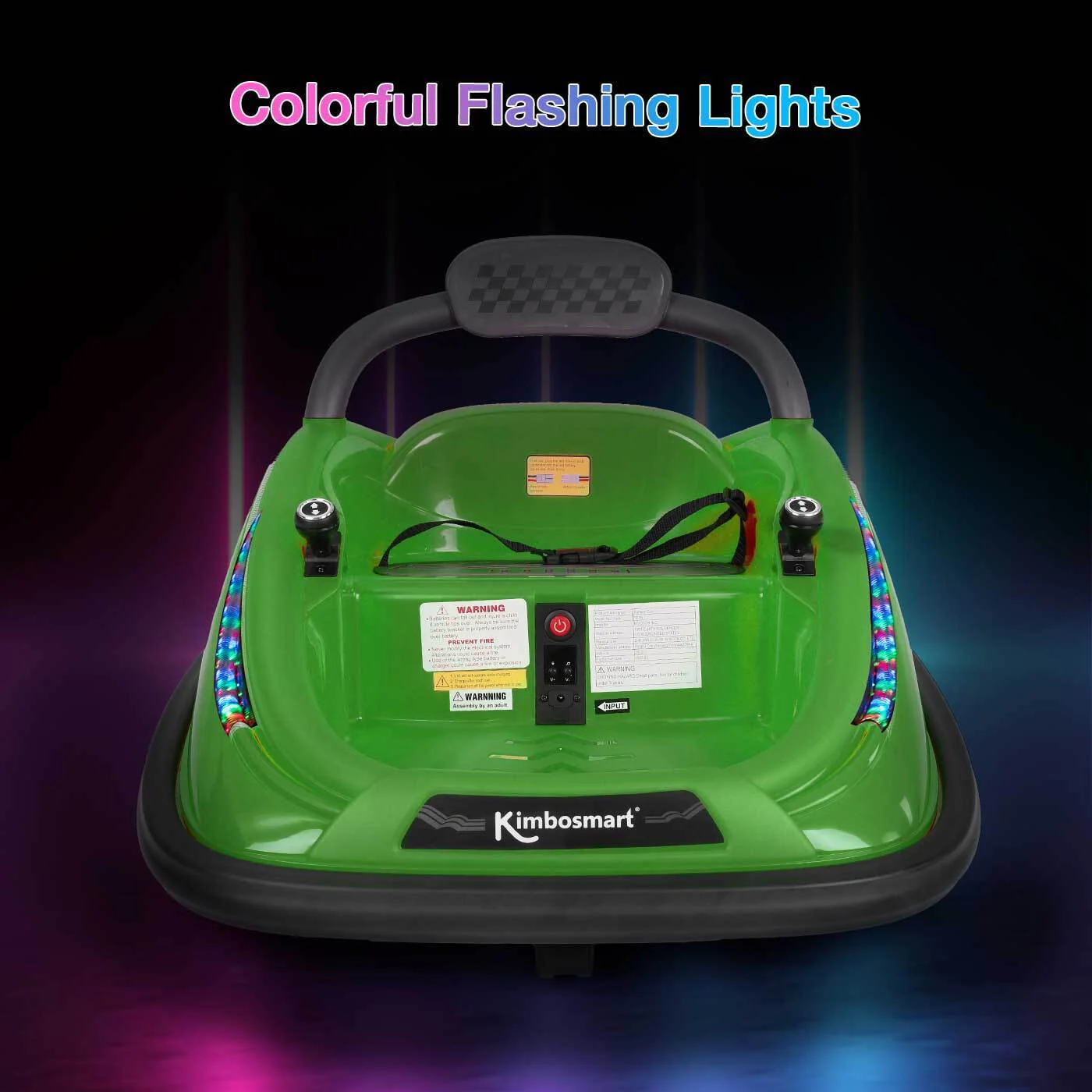 Kimbosmart Electric Bumper Car for Kids - Remote Controlled 360° Spin Ride-On - Image 7