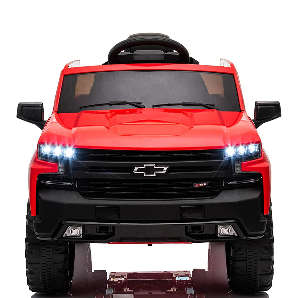 Kimbosmart Kids 12V Chevrolet Silverado Truck Ride-On with Remote Control - Image 17