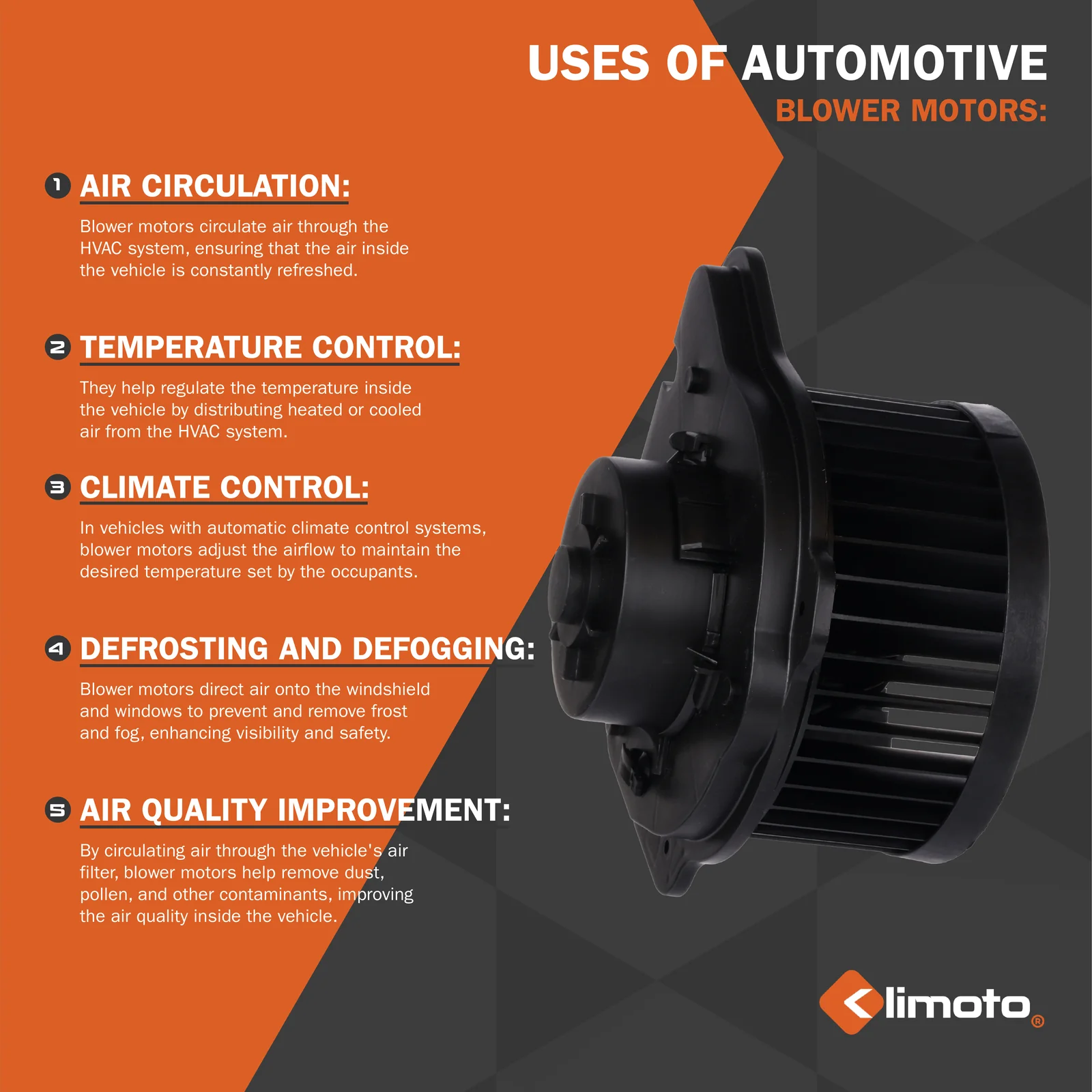 Blower Motor Compatible with Ford Escape 2001-2007 and Excursion 2000-2005 - Image 4