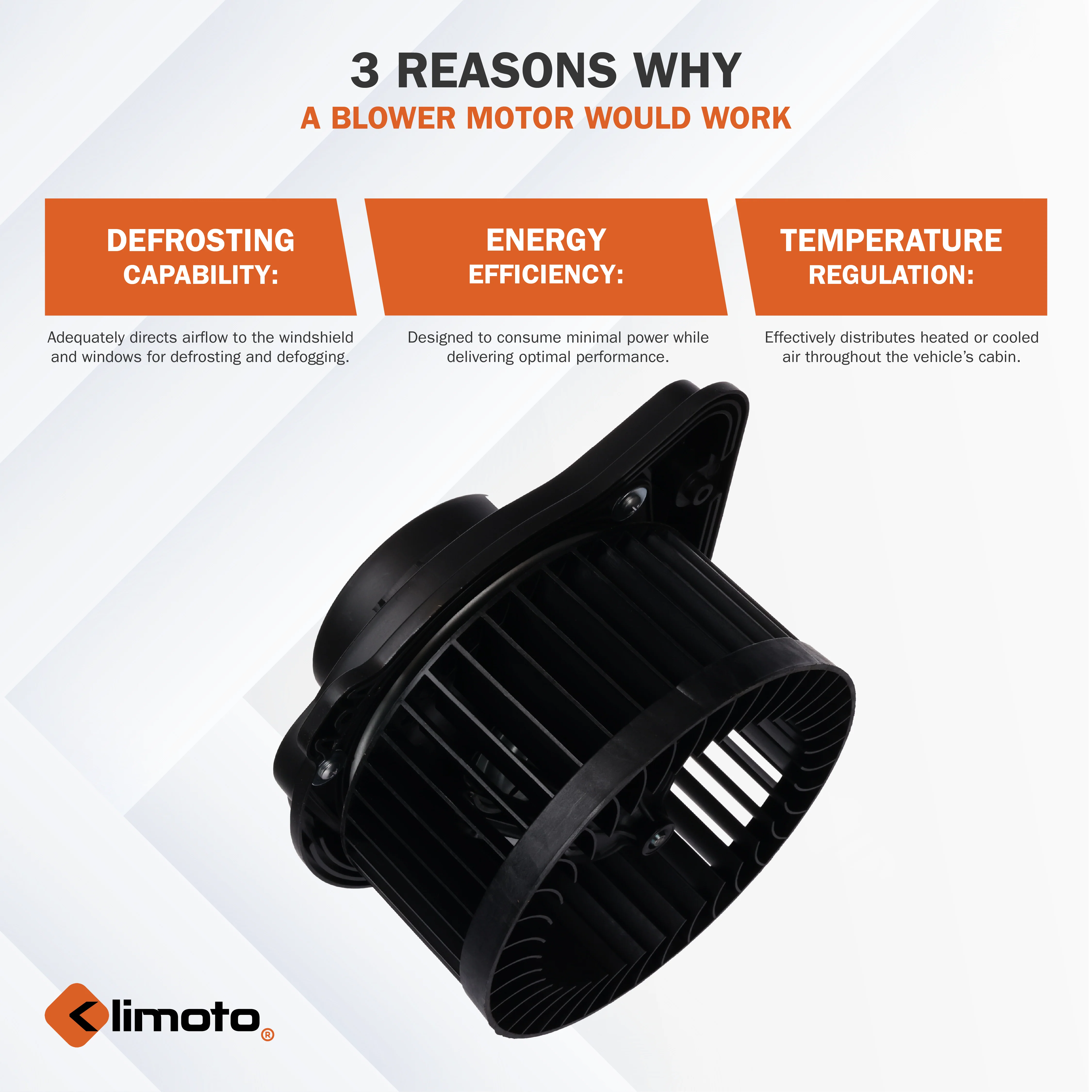 Blower Motor Compatible with 2005-2010 Honda Odyssey and 2005-2009 Honda Legacy