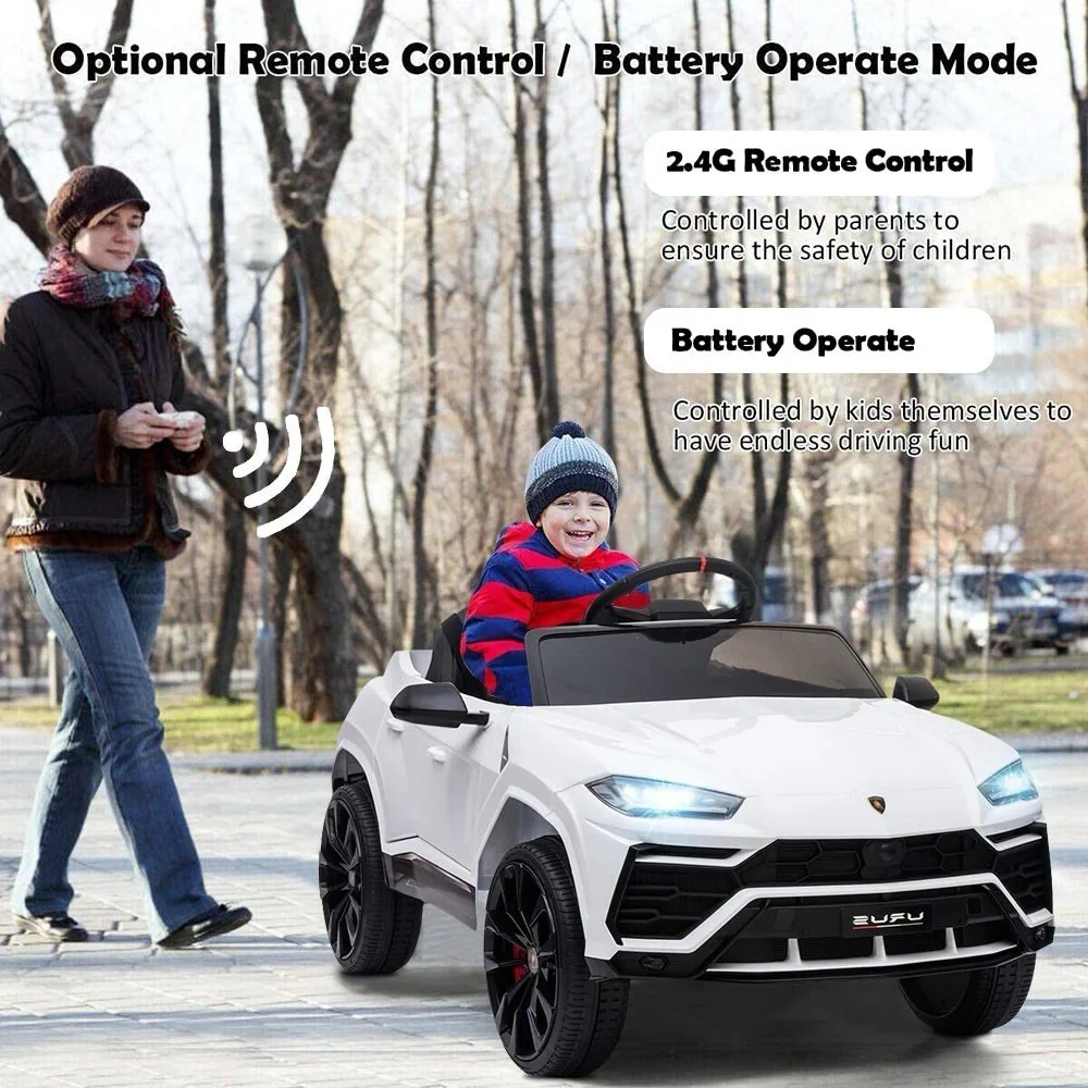 12V Kids Electric Ride-On Car with Battery and Remote Control - Image 2