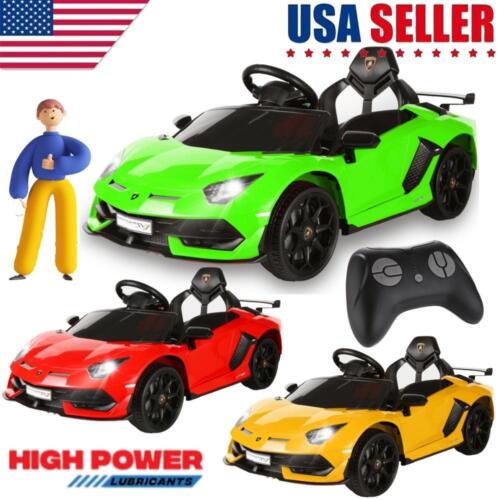 Lamborghini Licensed Electric Ride On Car with Remote Control - Perfect Toy for Kids - Image 2