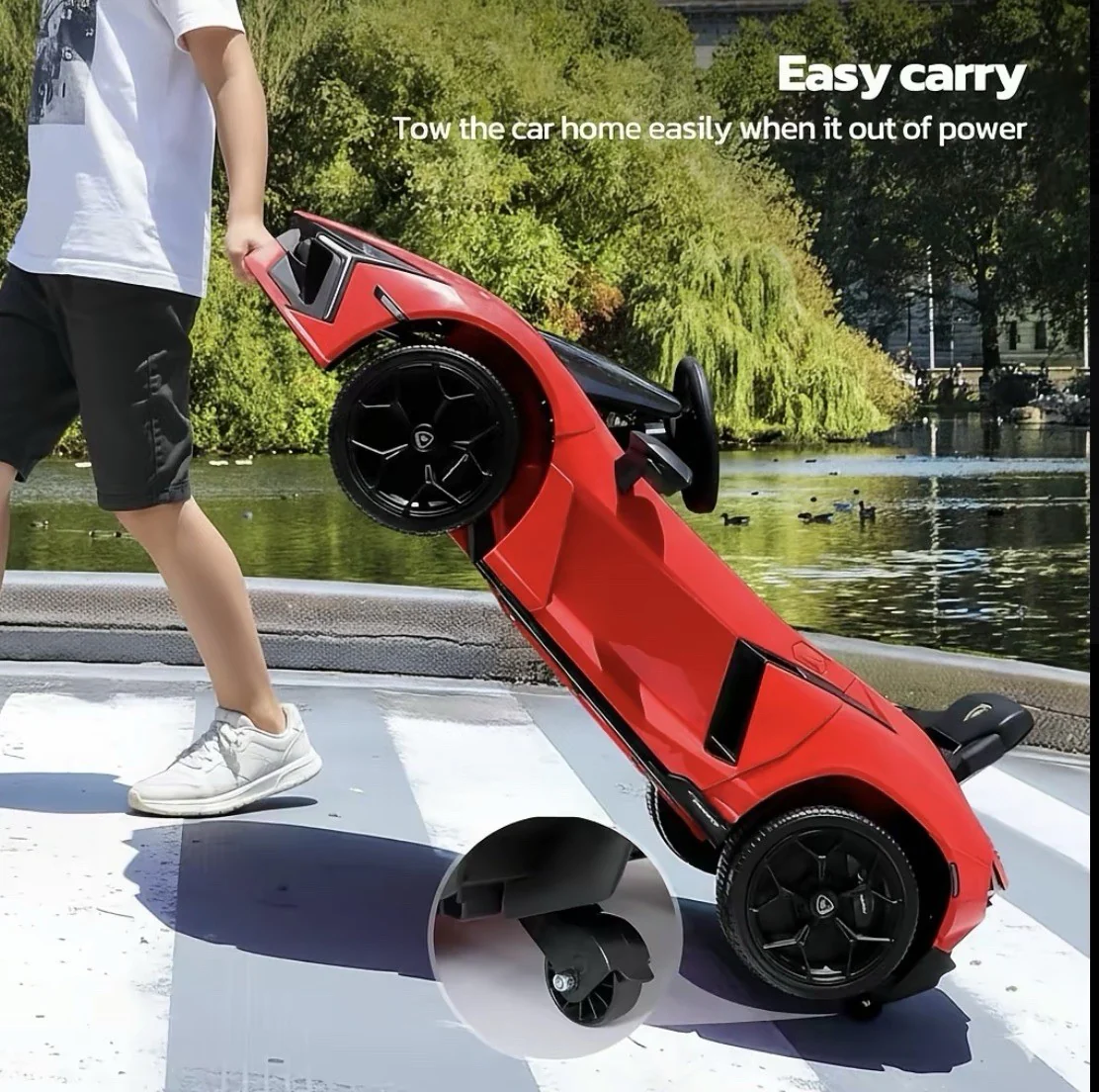 Lamborghini Revuelto Remote-Controlled Electric Ride-On Car for Kids Aged 3-8 - Image 6