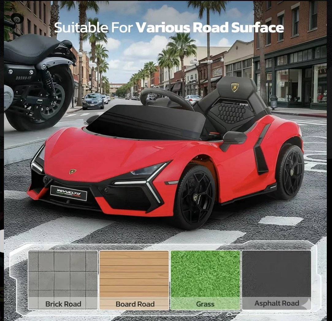 Lamborghini Revuelto Remote-Controlled Electric Ride-On Car for Kids Aged 3-8 - Image 7