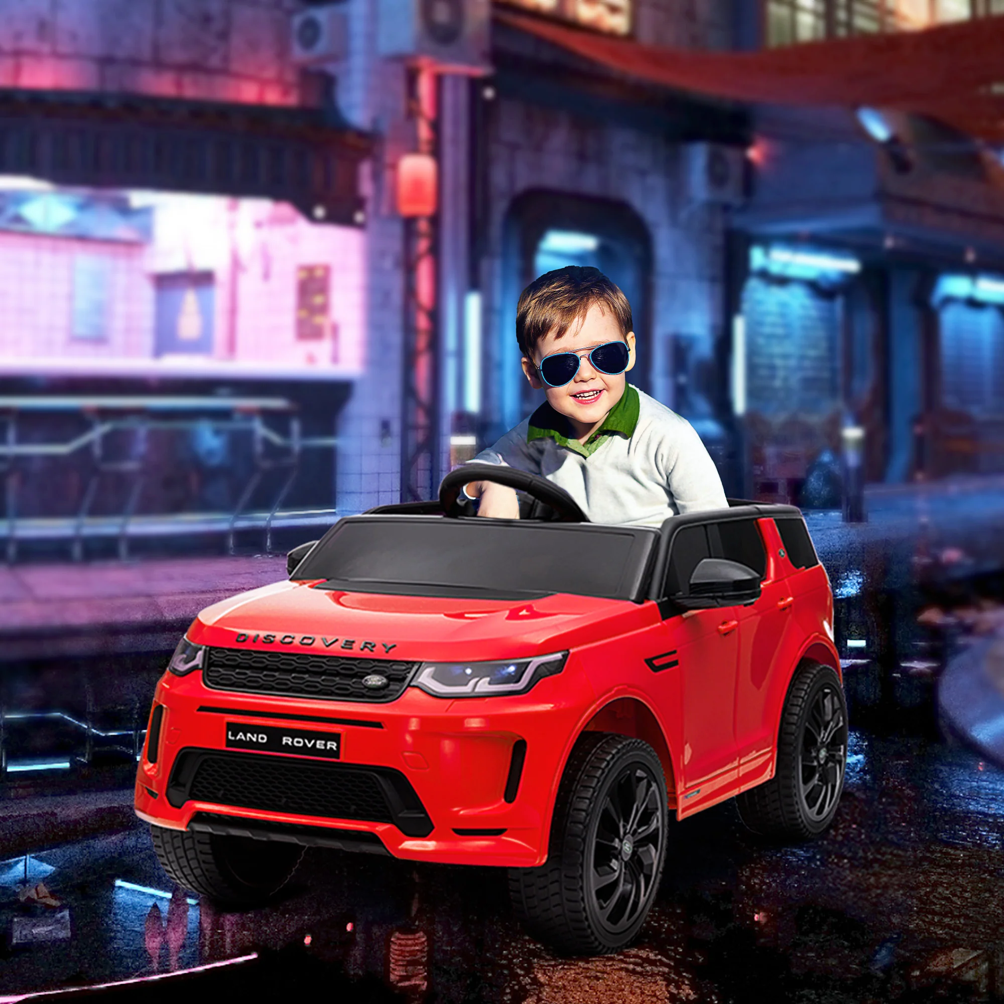 Licensed Land Rover 12V Kids Ride-On Car with Soft Start - Image 13