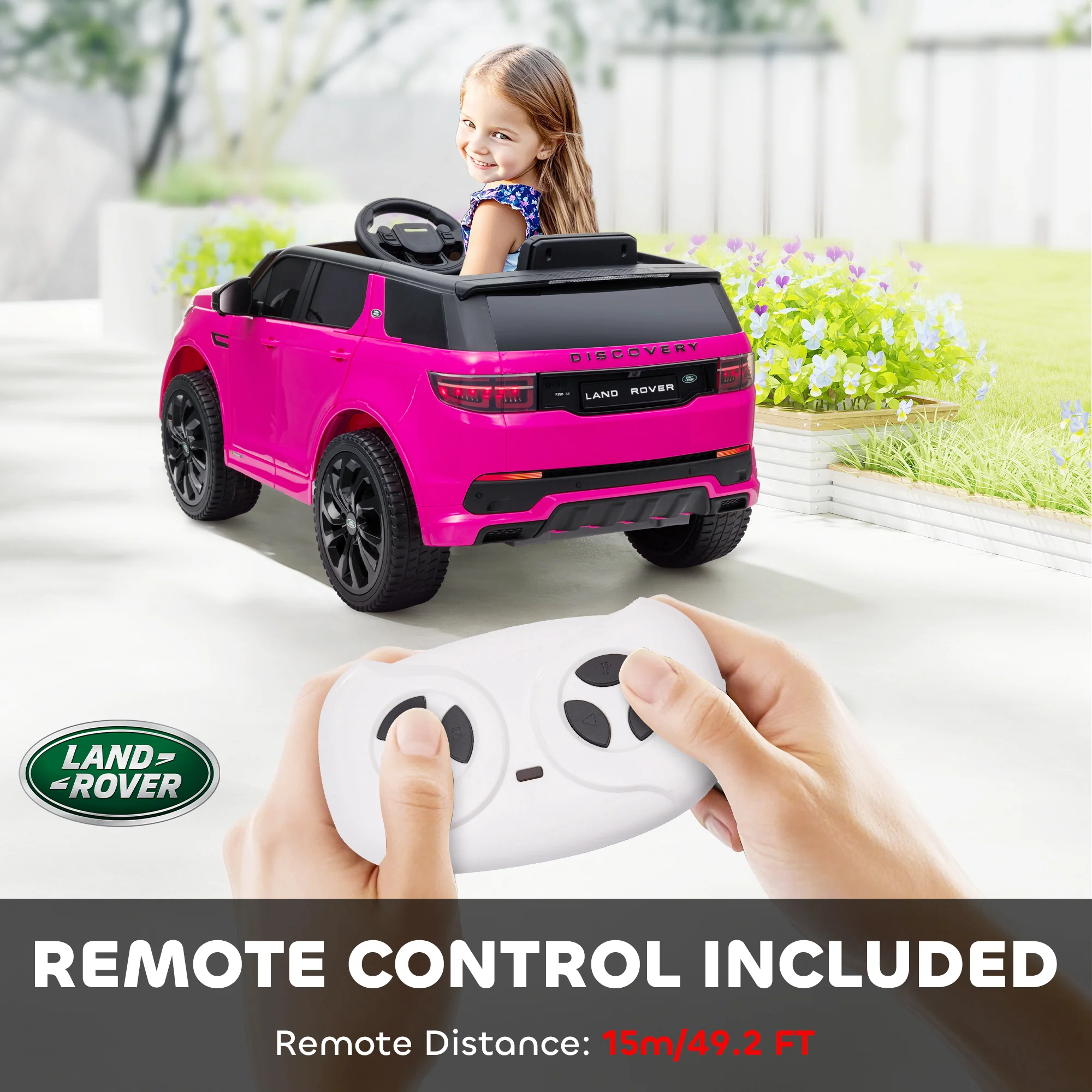 Licensed Land Rover 12V Kids Ride-On Car with Soft Start - Image 31