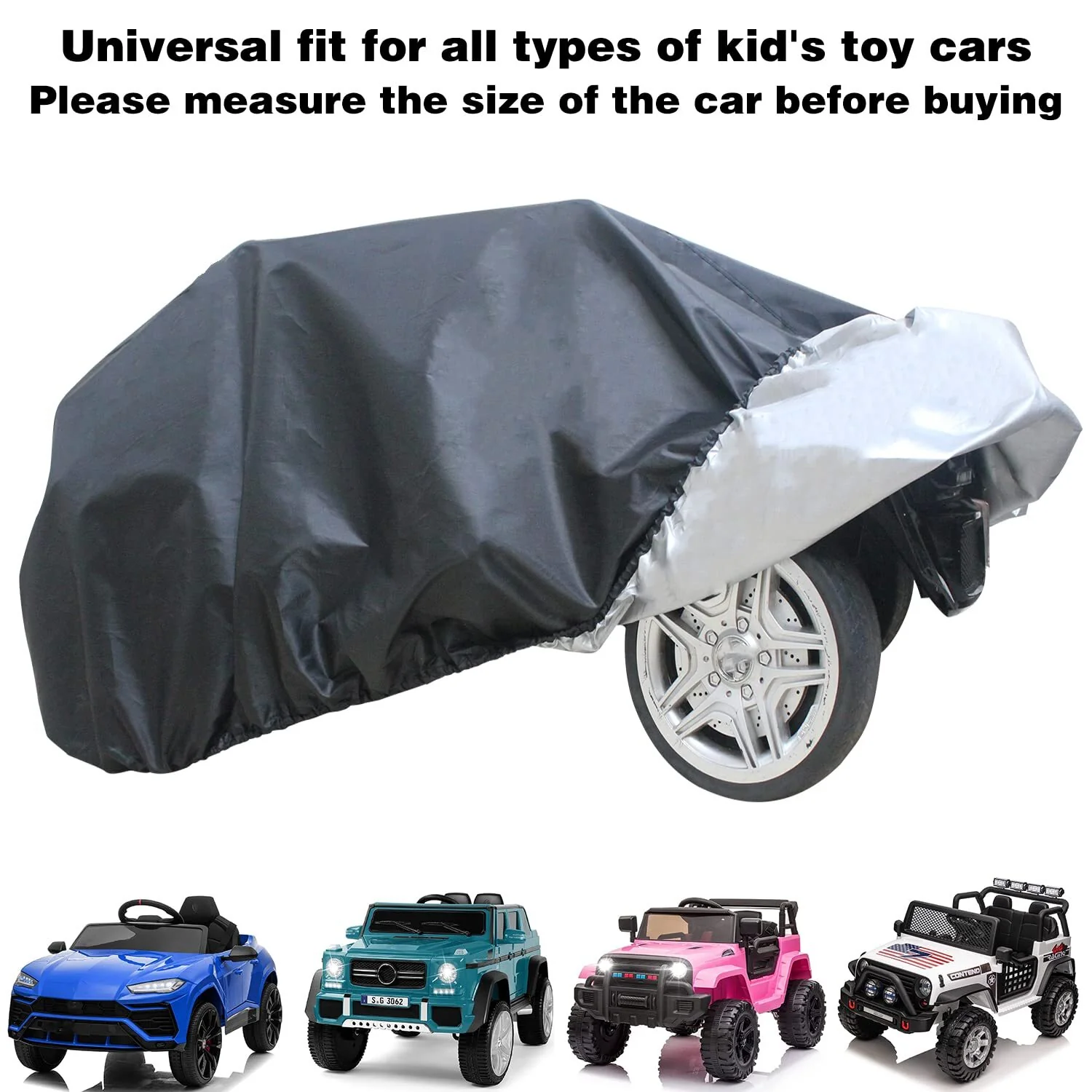 Large Kids Electric Ride-On Toy Car Cover for Protection and Durability - Image 6