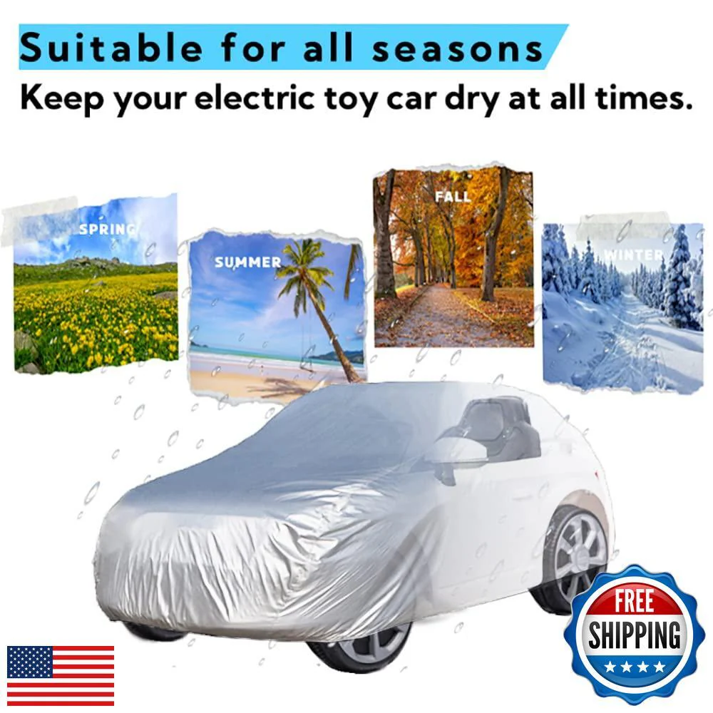Large Kids Ride-On Toy Car Cover Outdoor Weather-Resistant Protective Wrapper - Image 5
