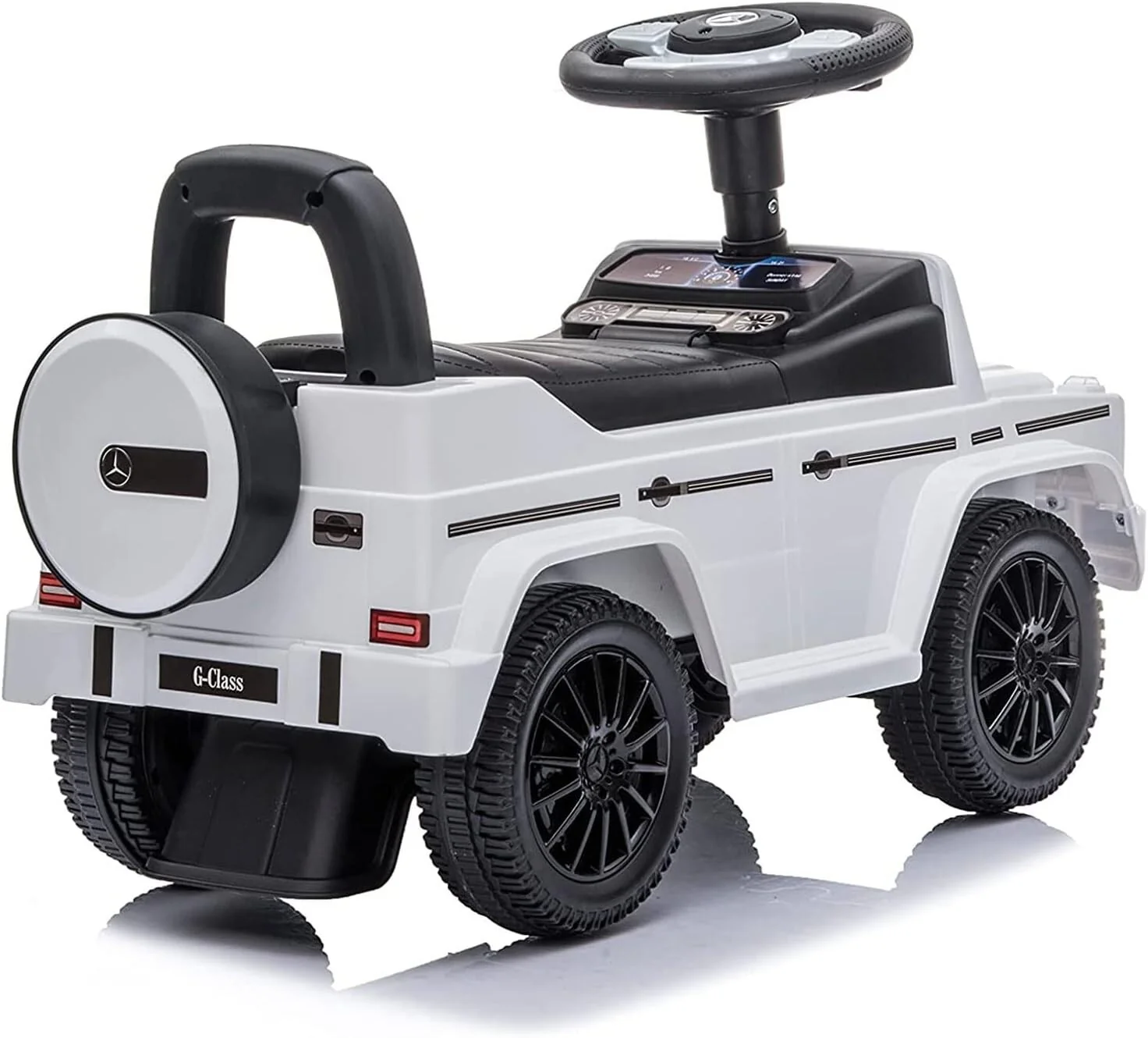 Large Kids Push Car G-Wagon with Realistic Driving Features and Hidden Storage - Image 7
