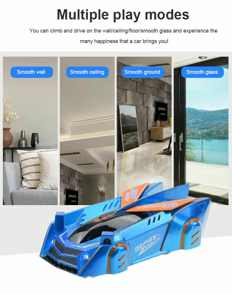 Laser Wall Climbing Remote Control Car - Image 3