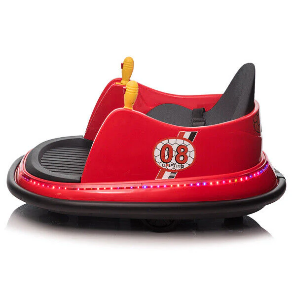 LEADZM 6V 7A.h Red Bumper Car - Electric Ride-On Toy for Kids - Image 4